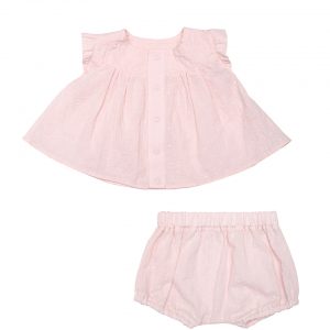 Practicing mother online shopping store for mothers and children. Blouse and Shorts in Cotton Muslin - Wooly Organic